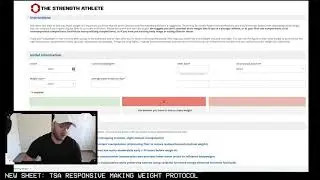 New Freebie: Responsive Guide to Acute Weight Cuts (2HR Weigh-in)