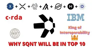 Why $QNT Quant Network will be a top 10 crypto asset!! ISO20022 mass adoption