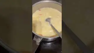 How to make creamy white sauce for carrots#shortvideo