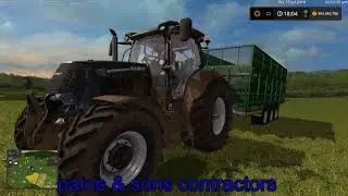 farming simulator 17 Gwenddwr  silaging 2018  ( welsh map )
