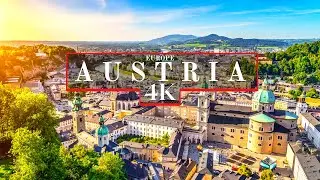 Austria 4K Drone Footage | Cinematic View With Calming Music | 8K UHD World