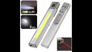 Super Bright LED Keychain Flashlight USB-C Rechargeable IPX4 Waterproof Mini Torch Light with Magnet