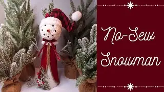 DIY No-Sew Snowman