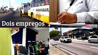 MINHA ROTINA DE TRABALHO COMPLETA| DOIS EMPREGOS?