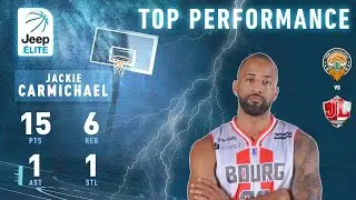 Jackie Carmichael (15 points) Highlights vs. Le Portel