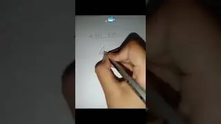 4 numbers for fish 🐟 drawing easy .