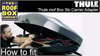 Thule roof Box Ski Carrier Adapter - How to fit