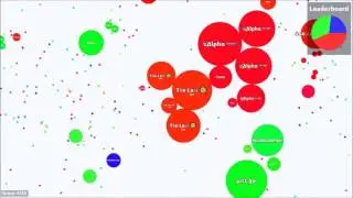 Agar.io Team Mode: Turnaround #24 with Blue Alpha