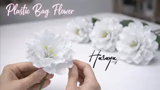 Roses from plastic bags. DIY flowers from waste materials #craft #diy