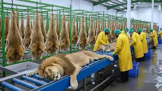 Inside the Lion Leather Factory. How Million-Dollar Products Are Made (SECRET FACTORY).....