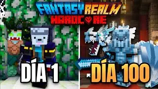 Sobreviv&iacute; 100 d&iacute;as en un Mundo Fant&aacute;stico en Minecraft Hardcore