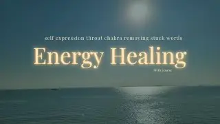 Energy Healing Removing stuck words from the throat chakra and akasha || reiki light language