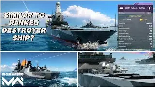 Modern Warships May Bundle Destroyer HMS Paladin(D200)first impresion-similar to ranked ship ?