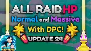ALL NORMAL and MASSIVE RAID BOSS HP Anime Fighters Simulator Update 24