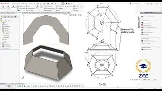 Pyramid Frustum Development | Sheet Metal | Solidowkrs Urdu Hindi