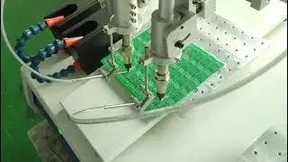 Factory manufactured PCB double soldering iron automatic soldering robot, BBA China manufacturer