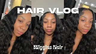 HAIR VLOG: Watch me install this 24&rdquo; loose wave wig | WIGGINS HAIR