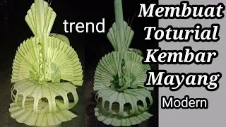 Cara Membuat Kembar Mayang dari janur kelapa