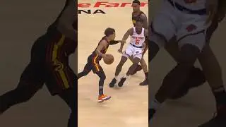 Trae Young too cold with it🥶🥶 #shorts #sports #short #highlights #nba #traeyoung #hawks #basketball