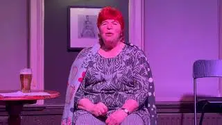 Corinne Male at The Bridge Folk Club &ndash; Saint Pancras Rent Strike (John Foreman)