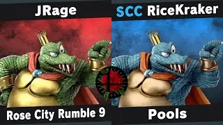 RCR 9 Pools - JRage (King K Rool) vs RiceKraker (King K Rool) - Smash Ultimate