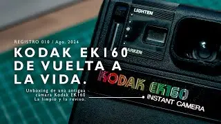 🧽 Cámara retro: Unboxing y primer vistazo a la Kodak Ek160