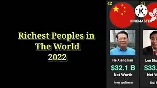 Richest people in the world 2022 | @WorldData_3D || @datainfo6306 || World Data Changes