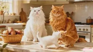 Before Winter Comes, This Family Prepares in Their Own Way/AI Cat Life