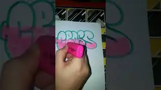 simple graffiti throw up style #streetartist