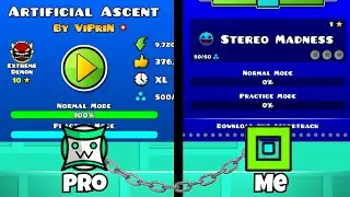 I Hired a PRO to coach me in Geometry Dash