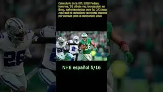 Calendario de la NFL 2025: Fechas, horarios, TV, d&oacute;nde ver, transmisi&oacute;n en l&iacute;nea, enfrentamientos pa