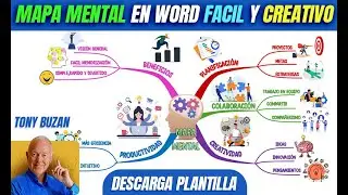 Aprende a crear un Mapa Mental en Word al estilo Tony Buzan en 5 Pasos