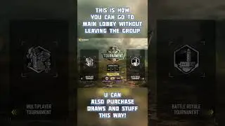 How to go to main lobby without leaving the group 🤫 | #codm #shorts