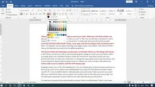 Different Selection Tips In MS Word..
