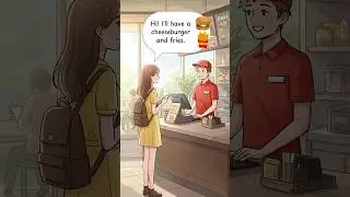 🍔 Ordering Food at a Fast Food Restaurant &ndash; English for Everyday Situations #learnenglish