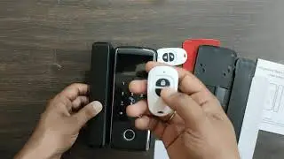 Biometric Pin Card Remote Digital Glass Door Lock with Battery Backup Demo Working and Features