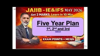 Five year plans 1,2,3 JAIIB IF&IFS May 26  Get2 Marks in 10 Min Exam  MCQs #S100