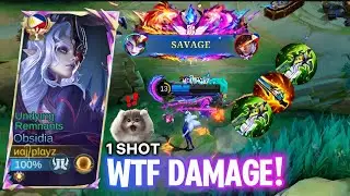 GLOBAL OBSIDIA BEST 1 SHOT BUILD & EMBLEM 2025!! (100% BROKEN) WITH SAVAGE😱