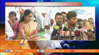 TRS MP Balka Suman Lay Foundation Stone For His House At Gadderagadi | Mancherial | iNews