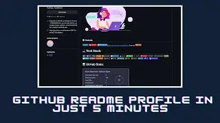 Create a professional Github Readme profile in just 5 minutes! (2025) (Step by Step)