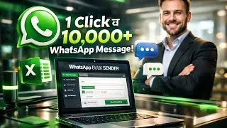 1 Click এ 10,000+ WhatsApp Message পাঠান! 🚀 | WhatsApp Bulk Sender (Order Link in Description) 