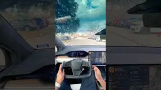 Enjoying the tesla model x test drive #tesla #shorts #teslax #viral