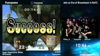 #DHW15 - Super Smash Bros: Melee [All Events] Speedrun by Fuzzyness