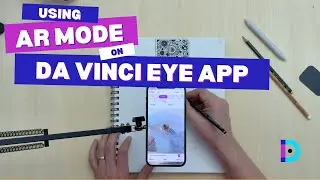 My Entire Drawing Process Using AR Mode on Da Vinci Eye App