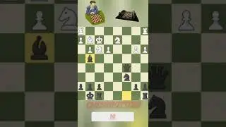 Sacrifice the Knight, WIN the Queen! (Hidden Trap)😱☠️#chessopenings #шахматы #chess #棋局 #象棋開局 #catur