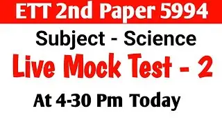 ett 2nd paper 5994 exam preparation