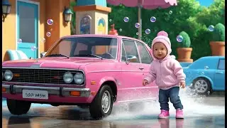 Car Wash Fun 🚗💦 | Fun Vehicle Song for Toddlers & Preschoolers