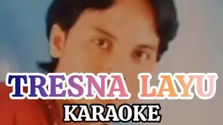Yan Wikarya - Tresna layu KARAOKE  🎤  nada rendah 1/2 nada
