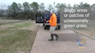 Finding a Leak in a Water Service Line