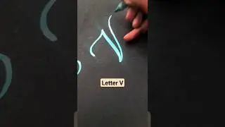 Calligraphy alphabets #shorts #lettering